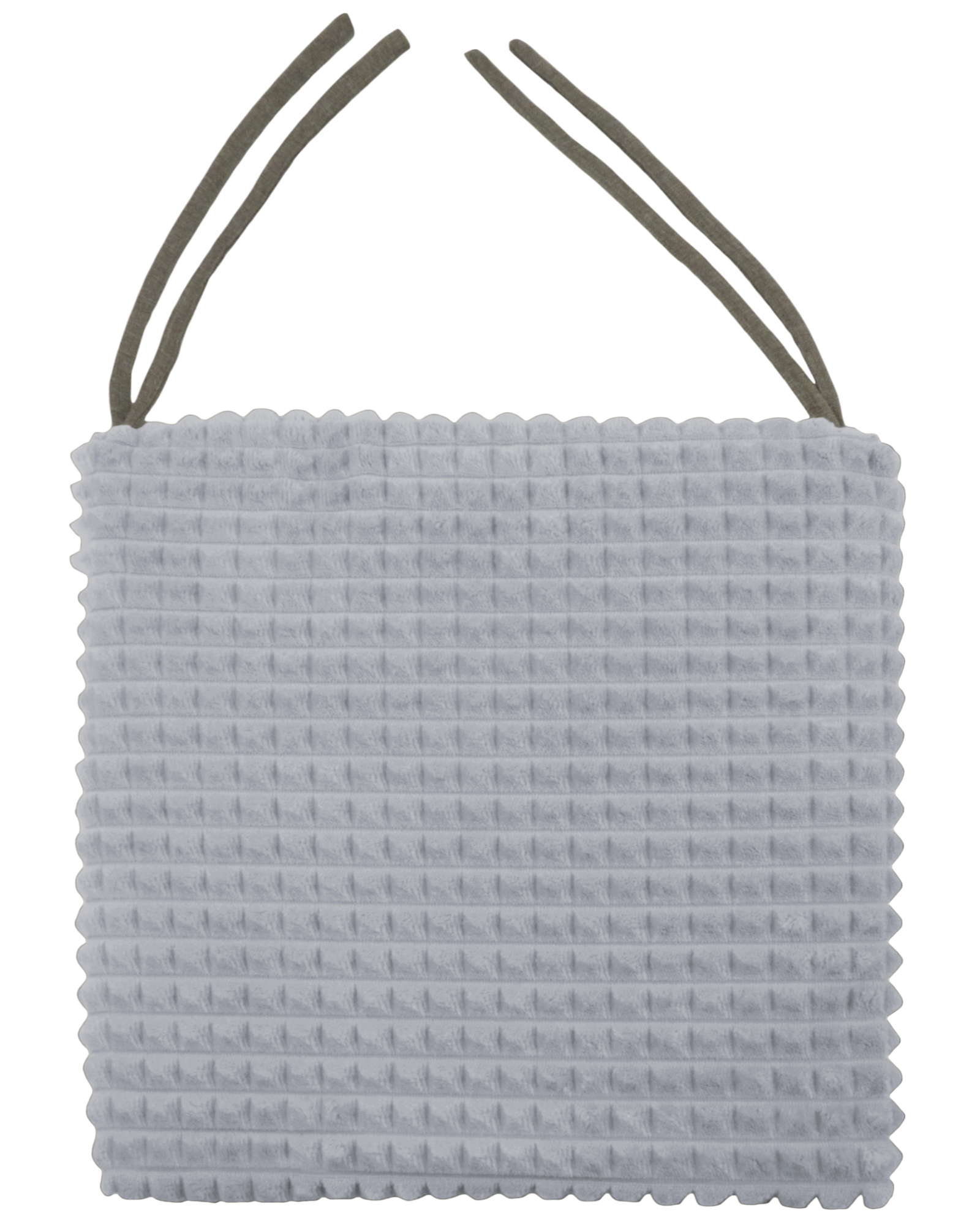 Галета для стула Плюш 40x40 см серая