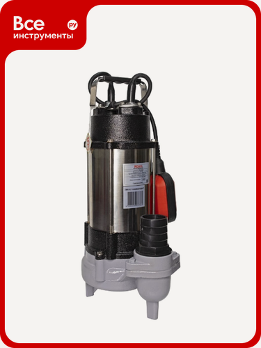 Изображение товара Фекальный насос Ресанта НФ-20000, центробежный погружной, чугунный корпус с нержавеющей сталью, бытовой класс