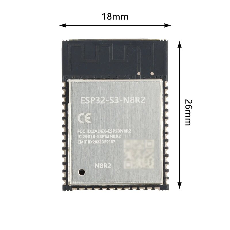 ESP32-S3-1-N8R2 ESP32-S3-1-N8R8 ESP32-S3-1-N16R8 ESP32-S3 WiFi Bluetooth-совместимый BLE 5.0 16 МБ флэш-памяти 2 МБ 8 МБ PS-RAM Двухъядерный, ESP32-S3-1-N8R2