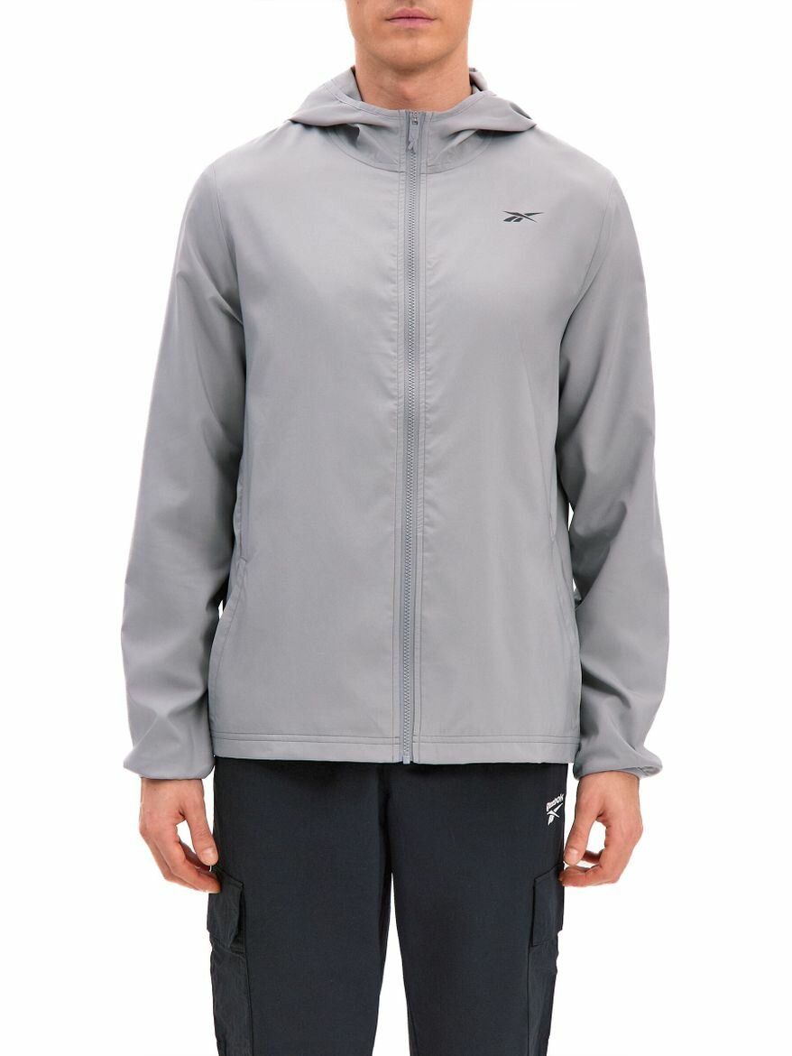 Ветровка Reebok Identity Train Woven Jacket, размер XL INT, серый