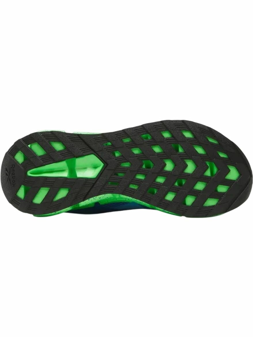 Кроссовки Reebok Zig Dynamica 5, полнота F, размер 6,5 US, голубой/зеленый — фото 1