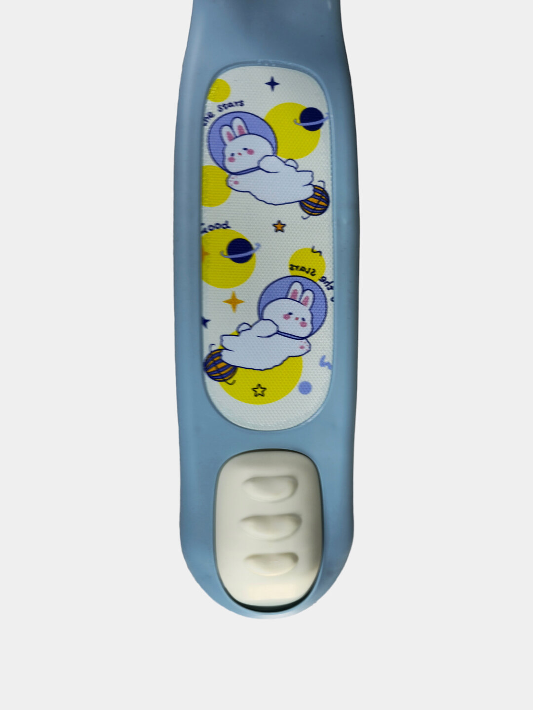 Самокат, для детей, 3 колеса, до 60 кг, ножной тормоз, синий — фото 1