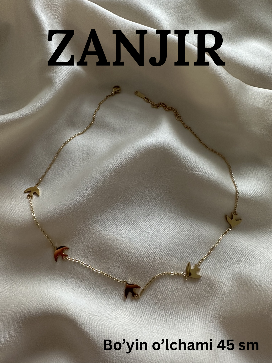 Цепь XUPING JEWELRY, 1 шт., длина 45 см, gold