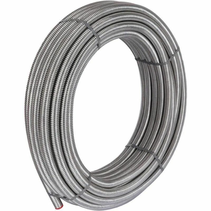 Труба гофрированная Zeissler 25A - 20 метров (из нержавеющей стали SUS304 отожженная) для отопления и водоснабжения