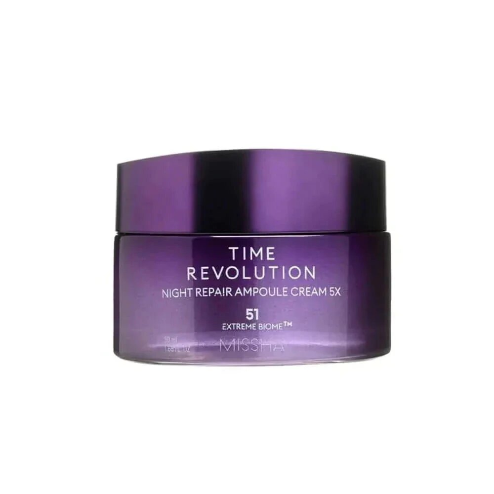 Ампульный крем Missha Time Revolution, для лица, увлажняющий, для всех типов кожи, 50мл