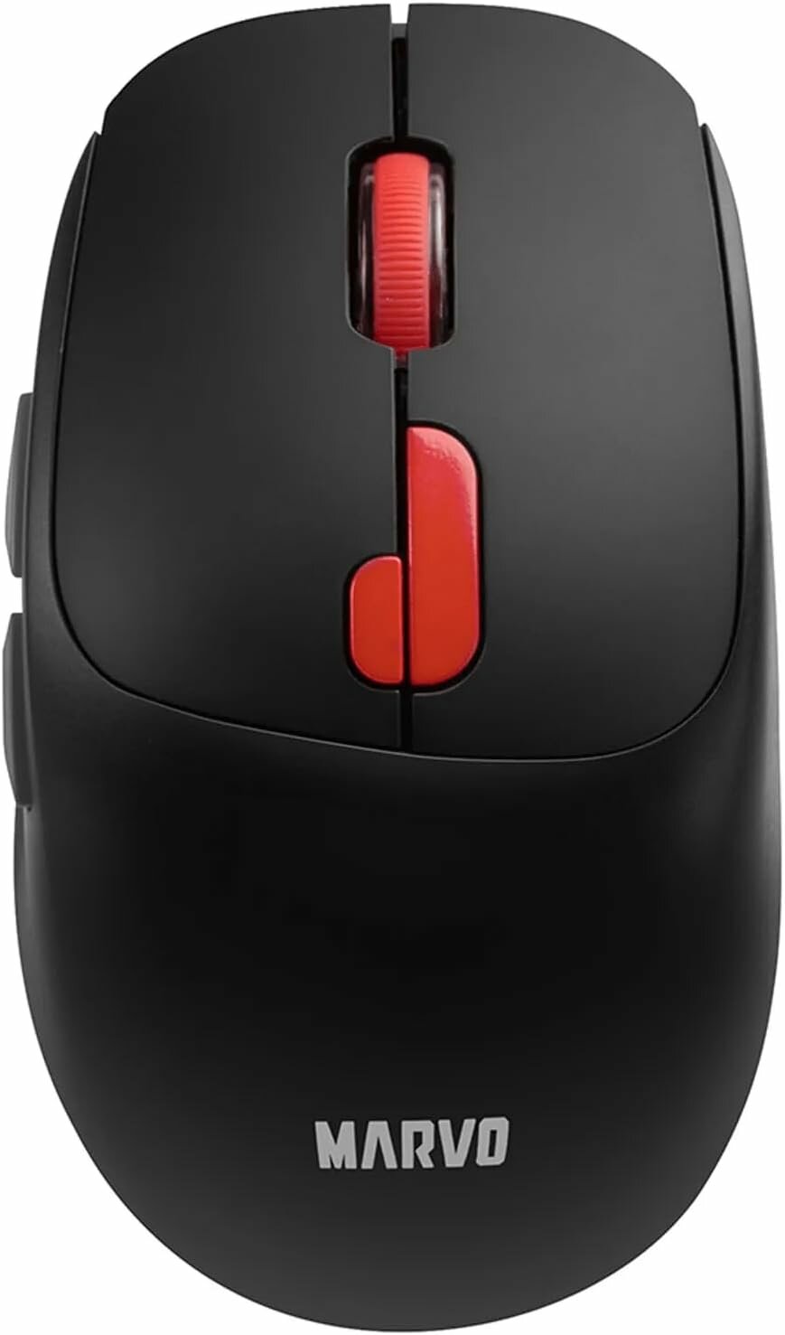 Мышь беспроводная Marvo M809W BK, эргономичный дизайн, подсветка, 6 клавиш