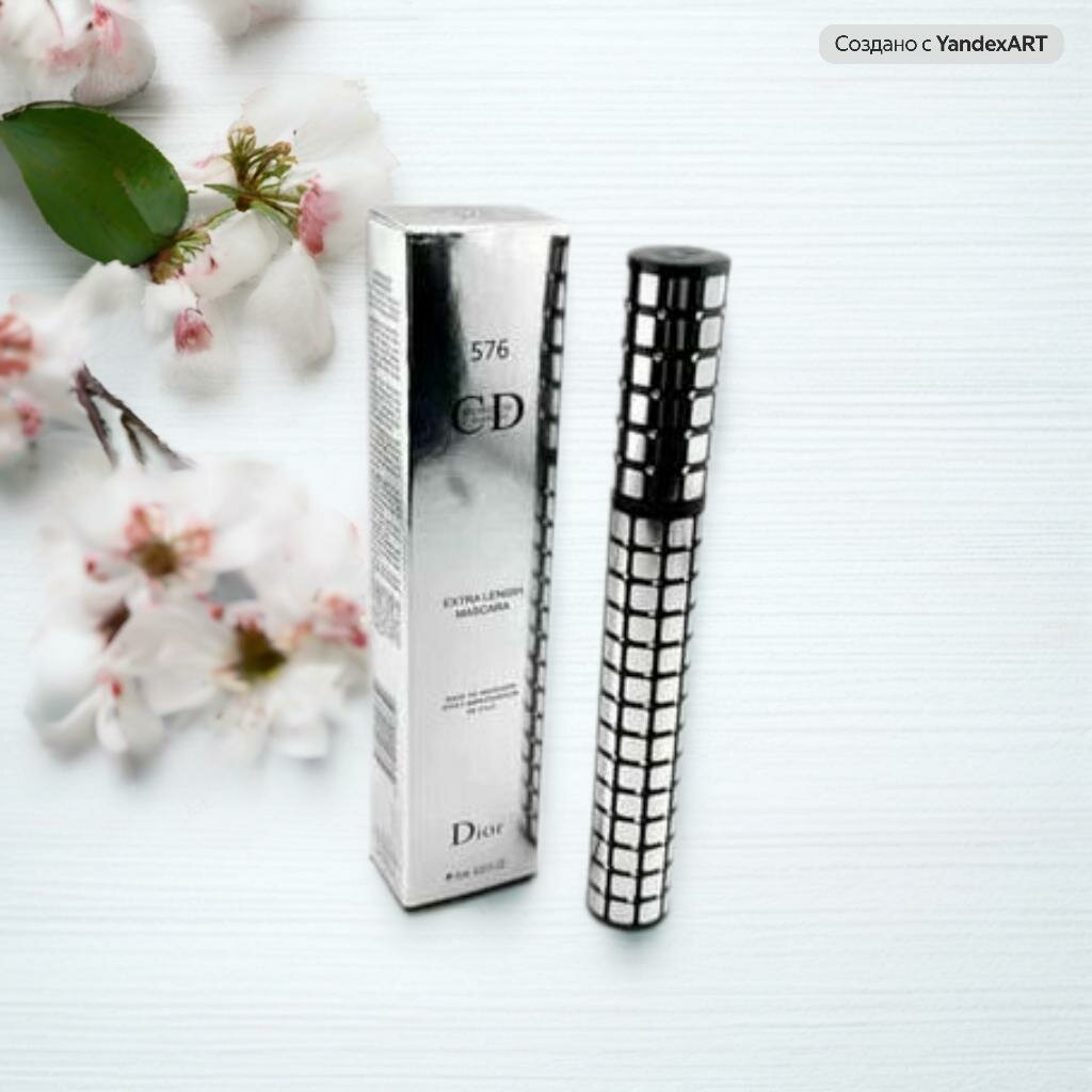 Тушь для ресниц - водостойкая, удлиняет, эффект 3D, легко смывается. — фото 1
