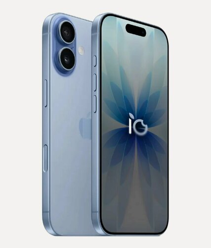 Изображение товара Смартфон Apple iPhone 17 256GB, Dual: eSim + eSim, Mist Blue (голубой)