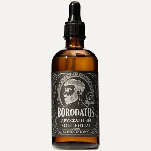 Изображение товара Двухфазный концентрат для роста волос и бороды Borodatos , 100 мл
