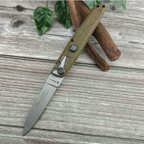 Автоматический складной нож Leverlettо by Bill Deshivs khaki