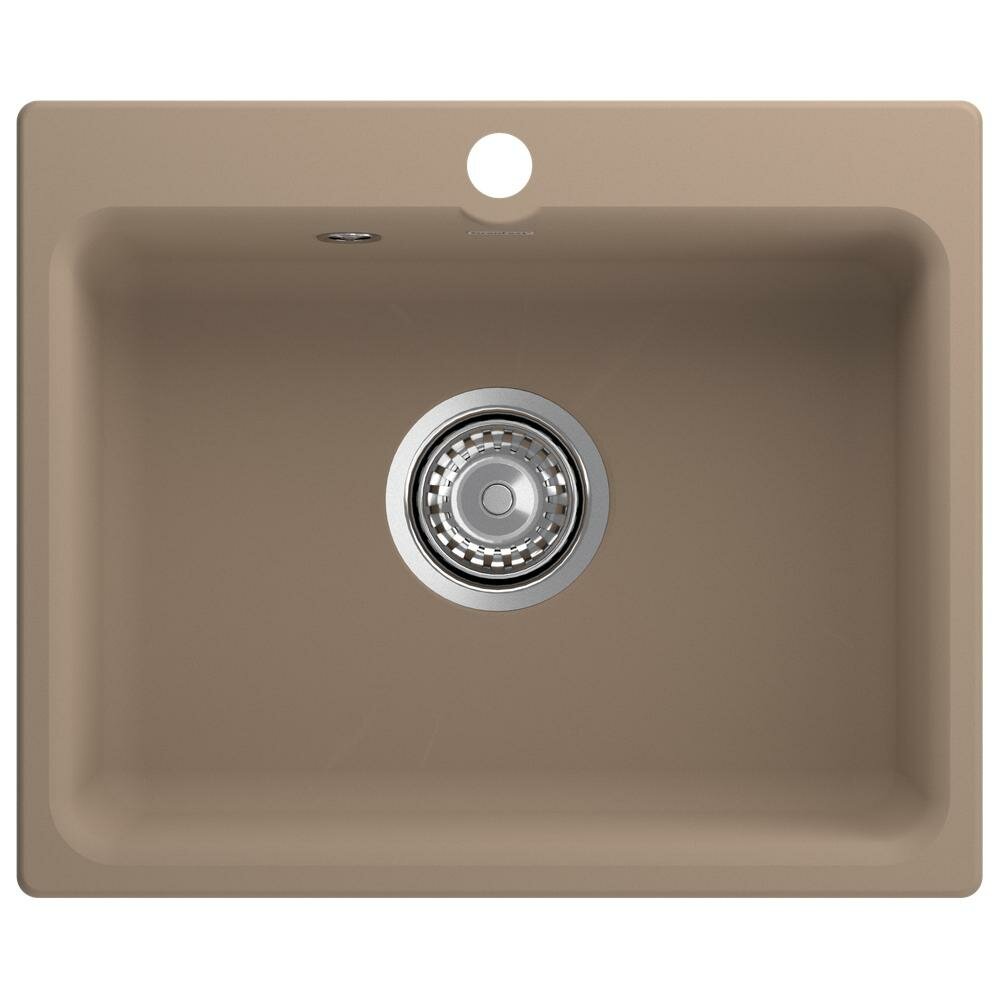 Кухонная мойка GranFest SMART 520, песочный