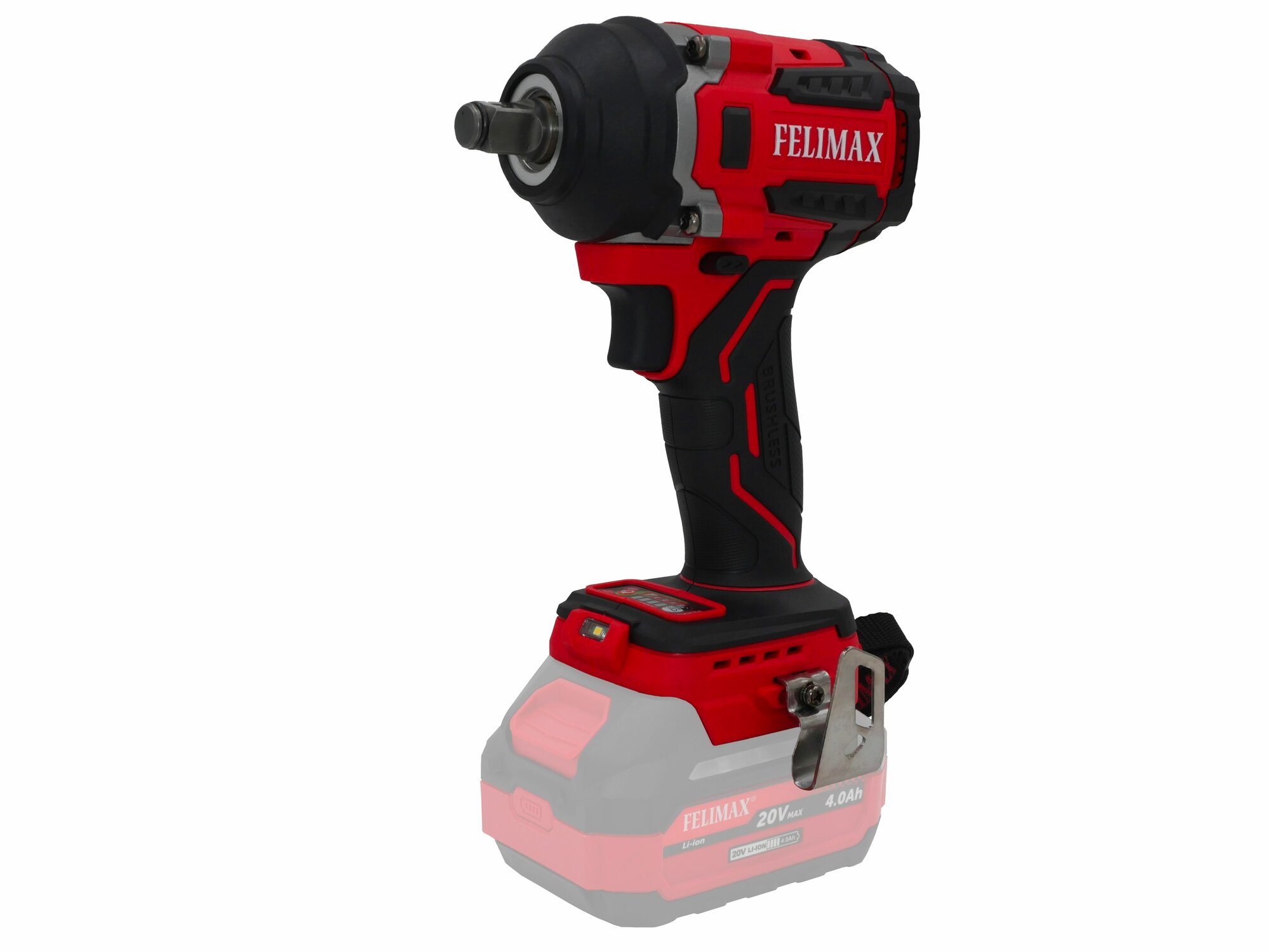 Гайковерт аккумуляторный ударный Felimax 550нм ГАУ-550/20В (без аккум. и ЗУ)