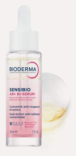 Изображение товара Bioderma Сенсибио AR+ Успокаивающая сыворотка против покраснений и морщин 30 мл