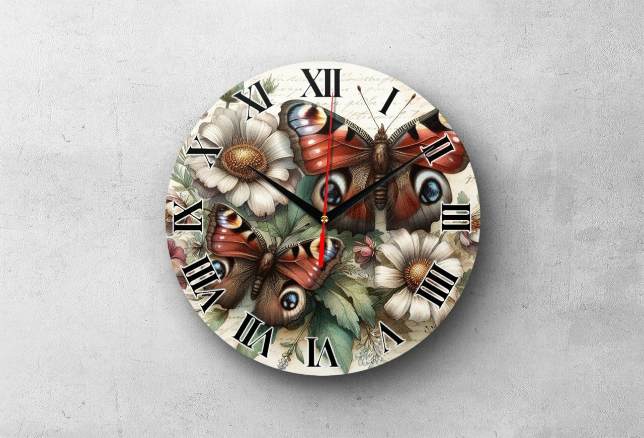 Подарочные настенные часы "Корабль", круглые, плавный ход, кварцевый механизм, стекло, 20х20 см