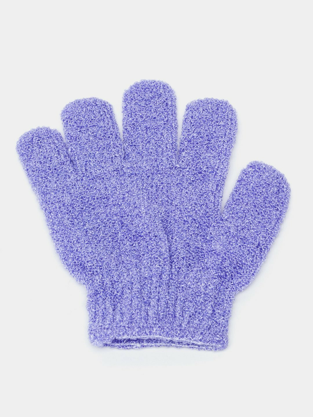Мочалка-перчатка для душа, для тела и лица, 2 шт - Фиолетовый — фото 1