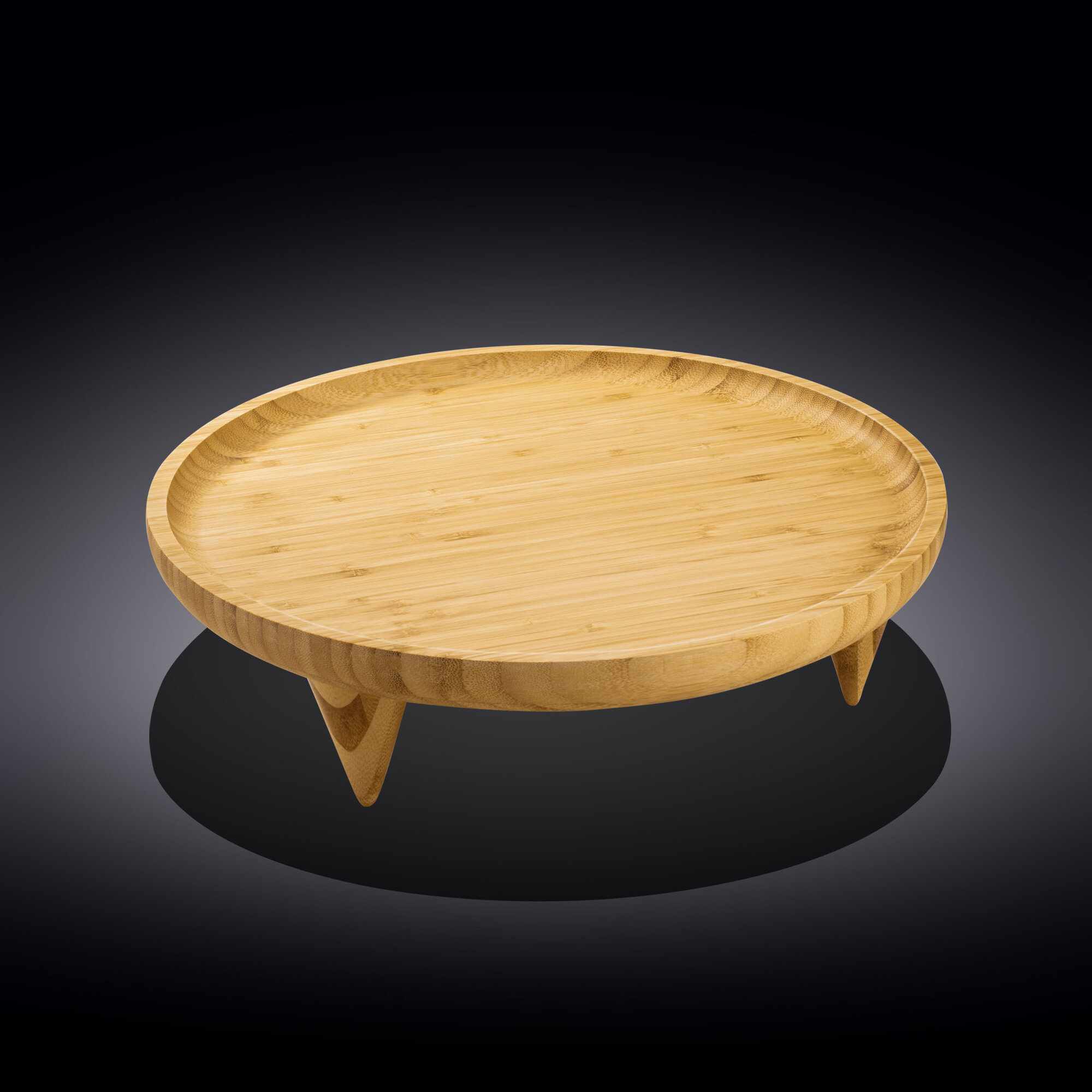 Блюдо круглое на ножках 30,5 см WL‑771229/A