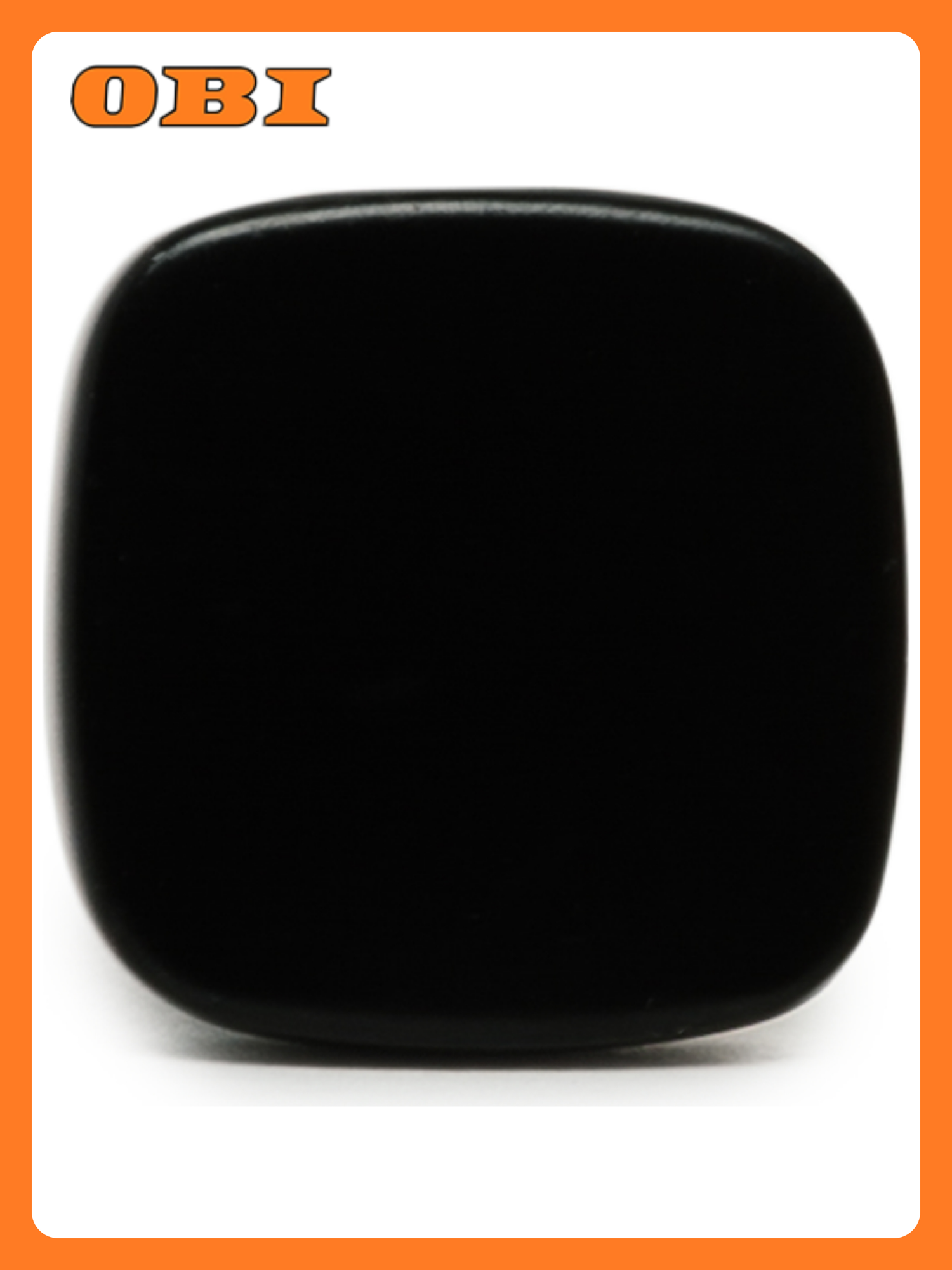 Ручка-кнопка JET 288 матовая черная сплав цинка алюминия меди