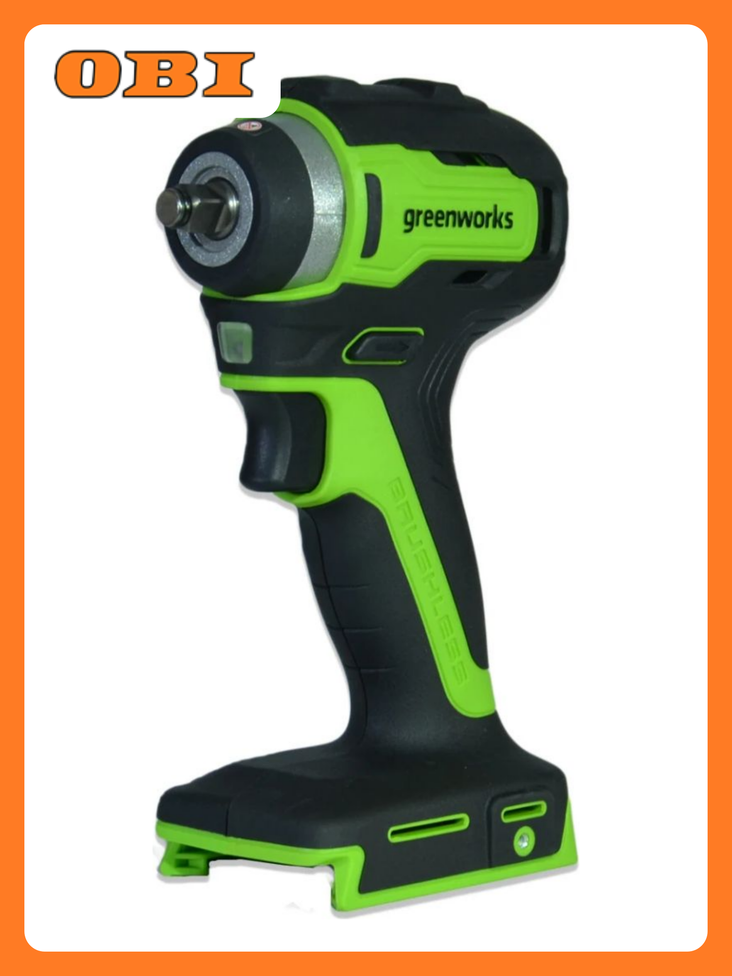 Гайковерт аккумуляторный Greenworks G24IW200 24 В без АКБ и З/У