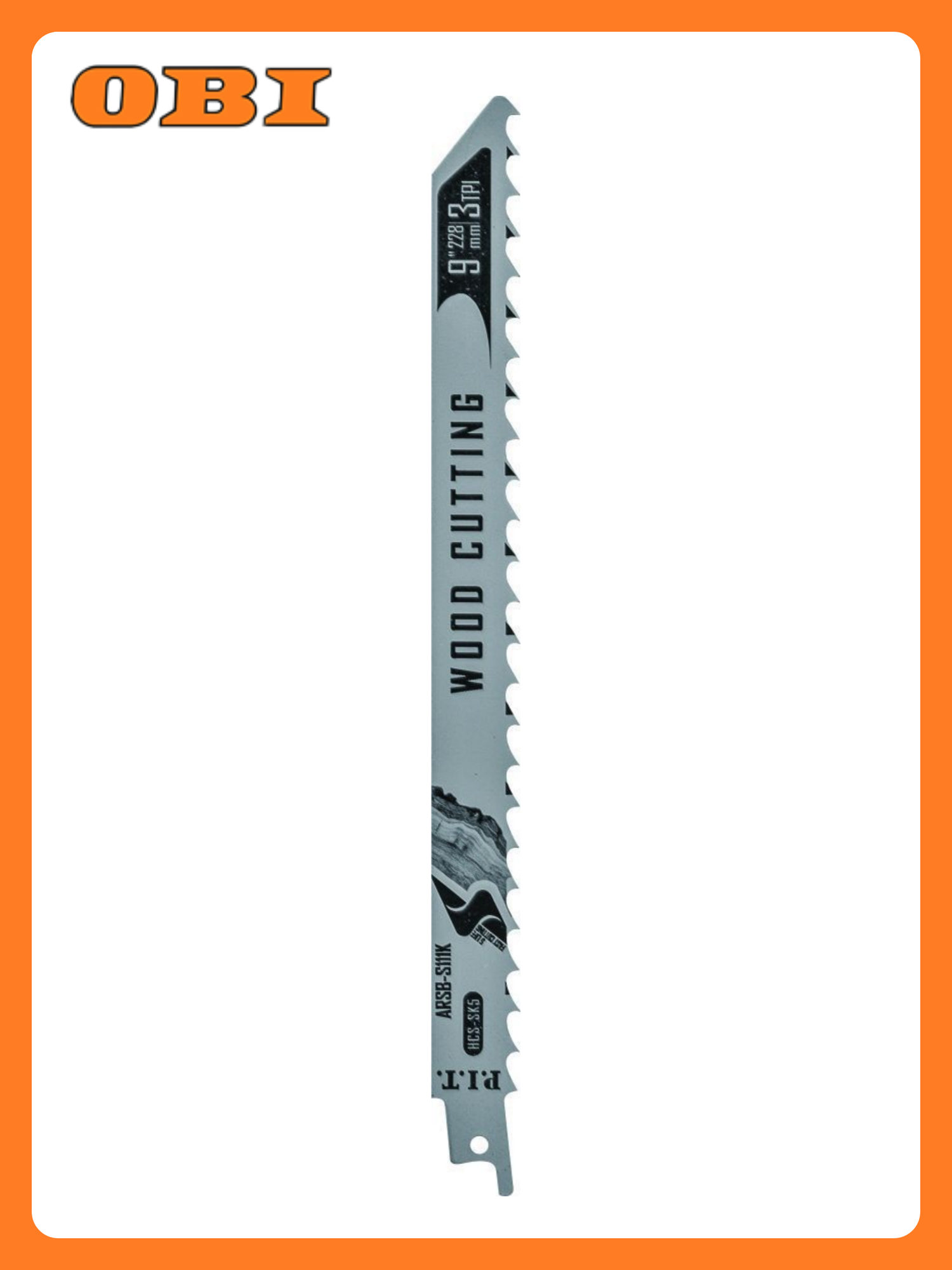 Полотно для сабельной пилы по дереву P.I.T. S1111K 205мм(ARSB-S1111K)