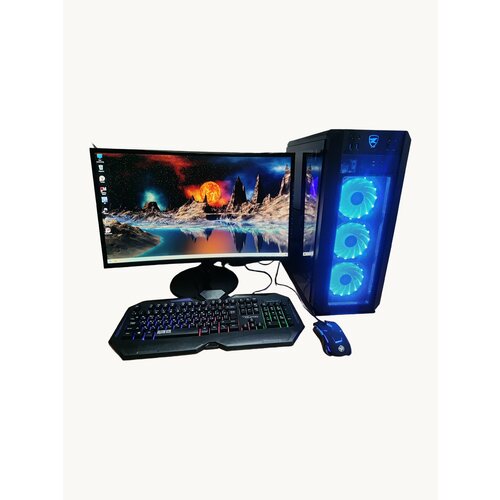 Компьютер для игр и учебы intel i716GBSSD-512GМонитор 24 137000₽