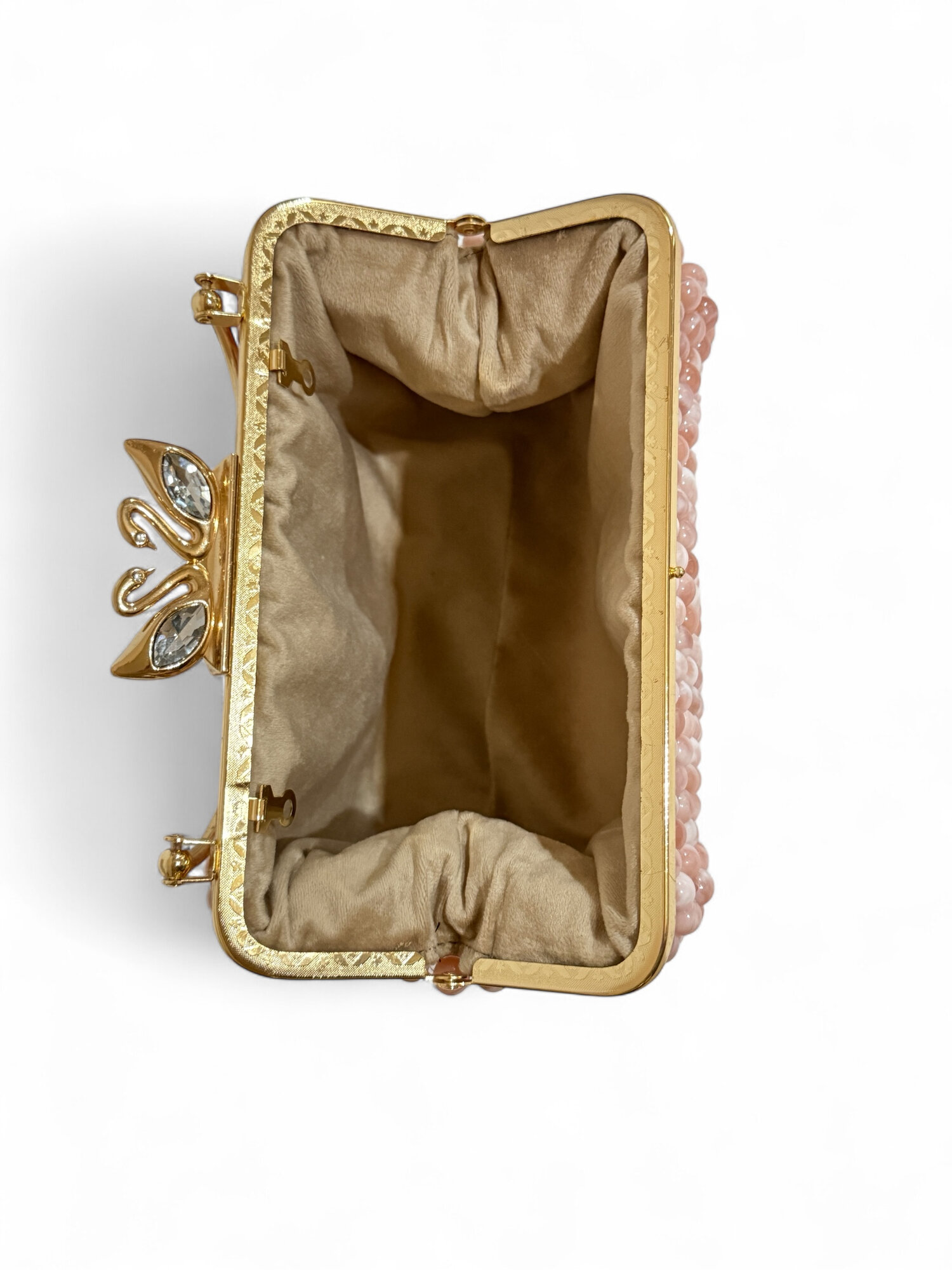 Джиббитсы для сумки клатч , пудровый — фото 1