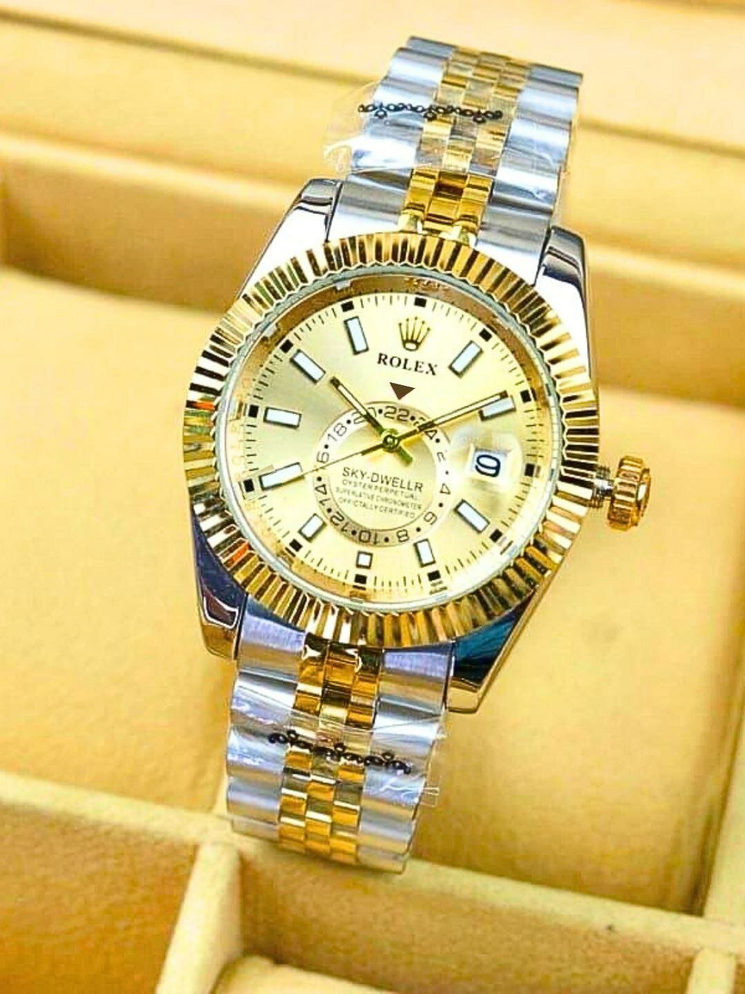 Наручные часы Rolex, золотистый — фото 1