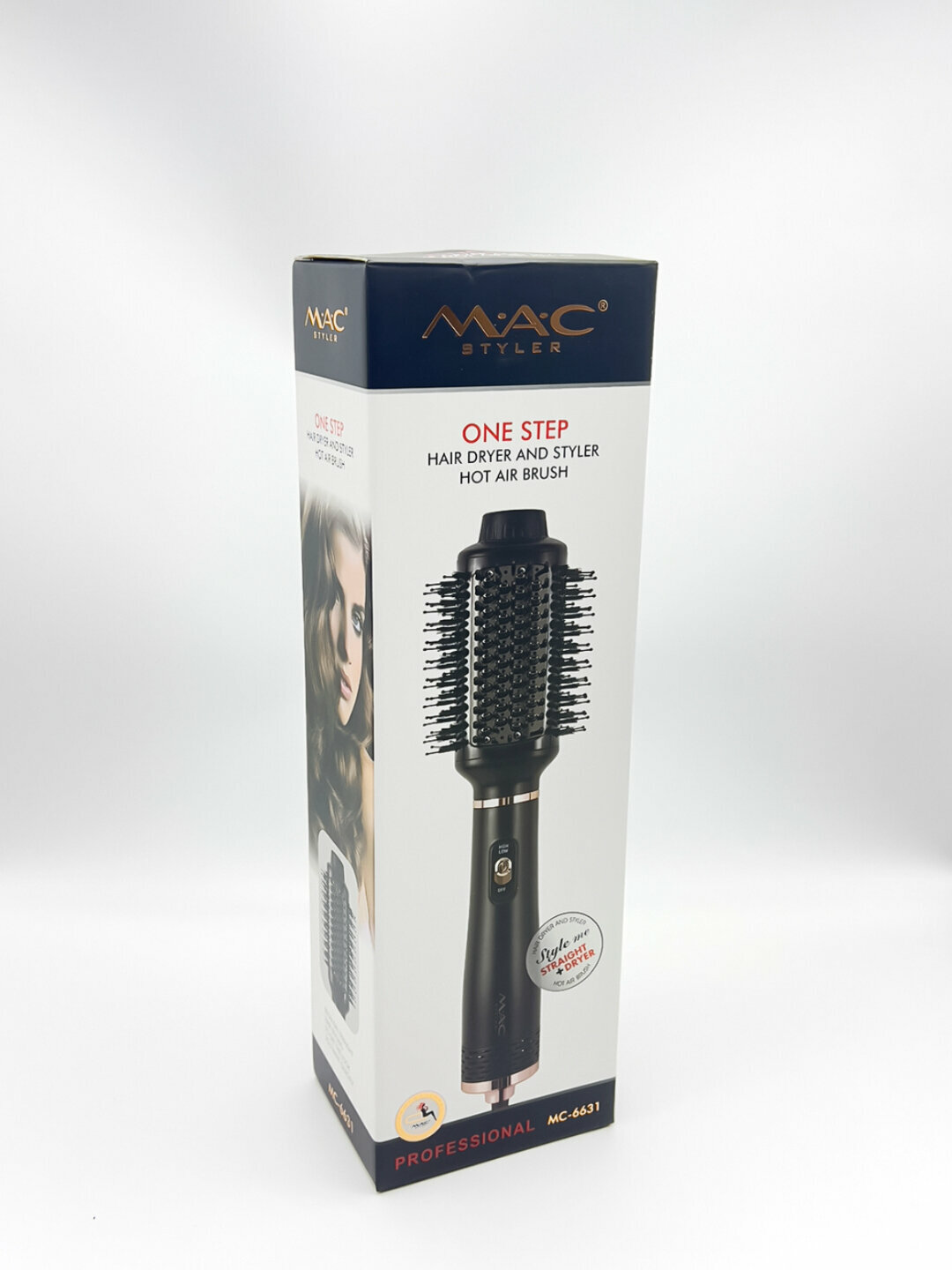 Мультистайлеры, фен-стайлер MAC MC-6631, керамическая фен-щетка, фен-расческа с ионизацией