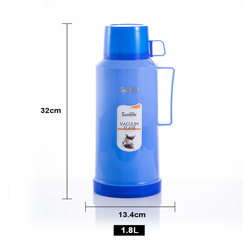 SUNLIFE AquaJug 1.8L — Пластиковый графин для воды 1.8 л, лёгкий и удобный кувшин с ручкой