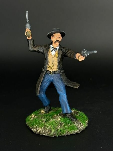 Оловянный солдатик Wyatt Earp, the Western legend ручная роспись