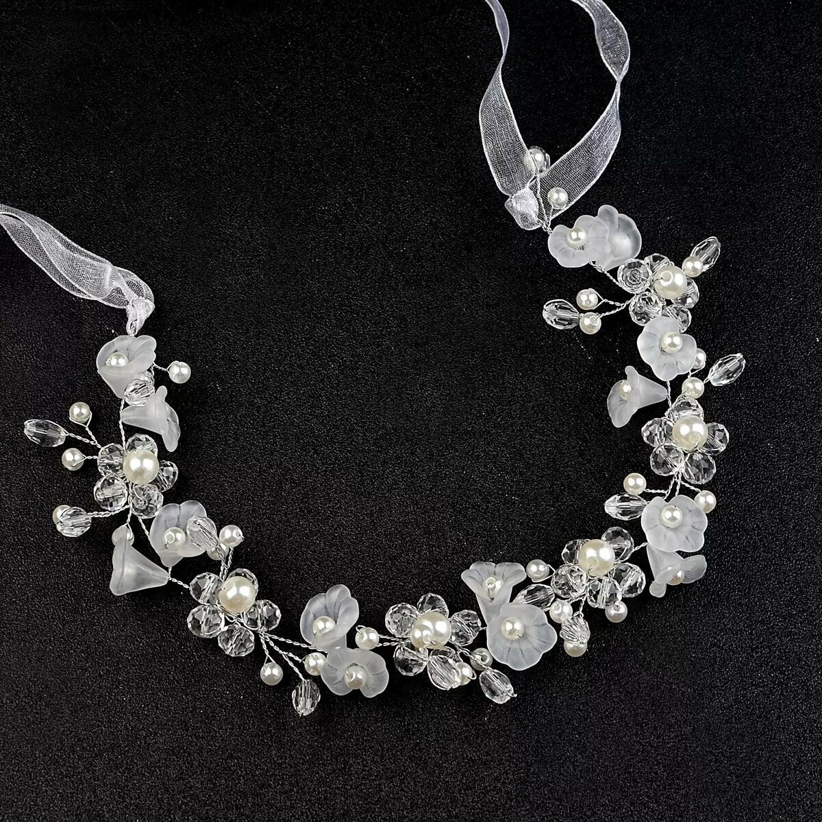 Диадема Savdo Belgisi, ручная работа с жемчугом, для свадебных причёсок