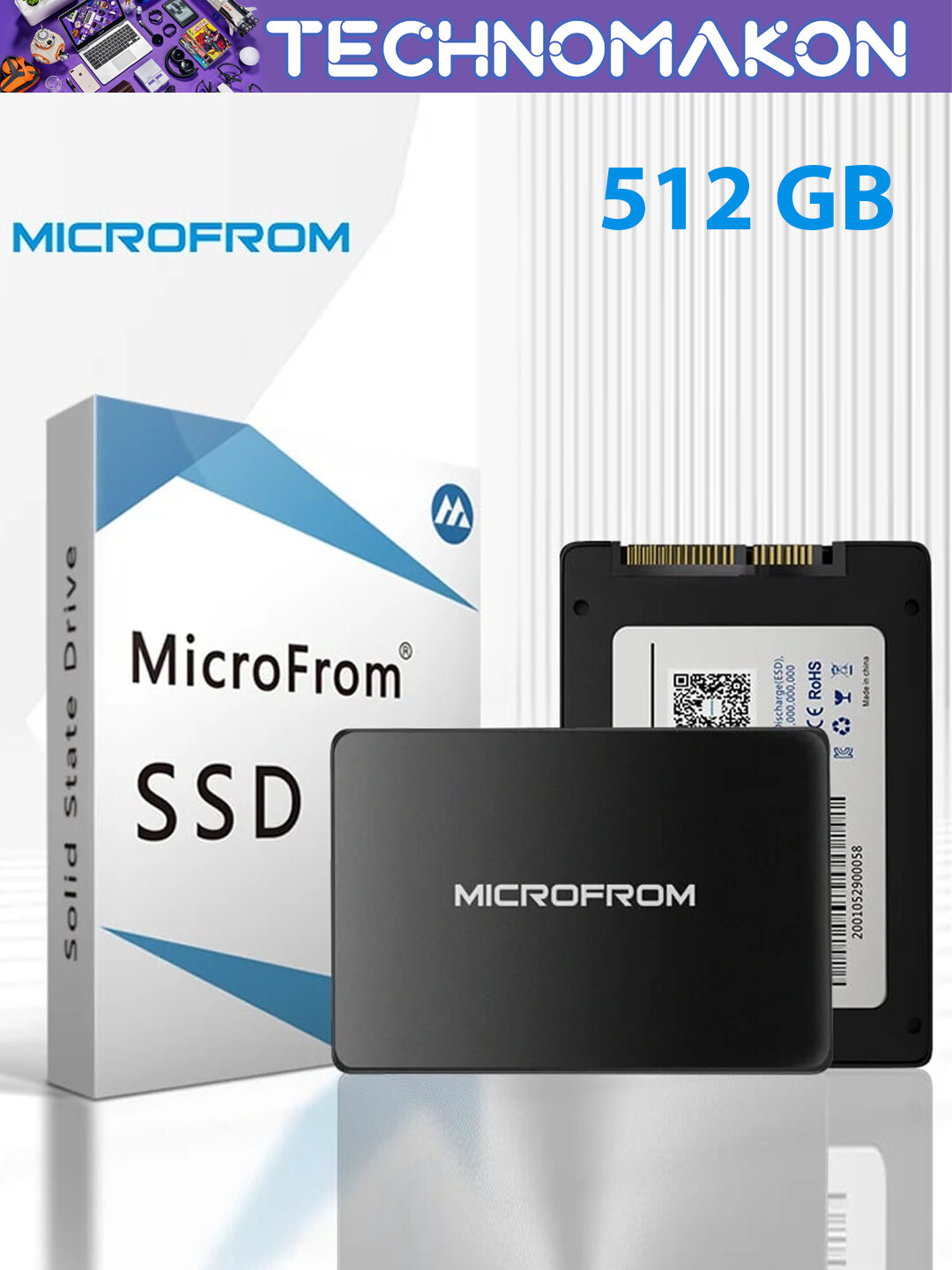 Внутренний SSD-диск MicroFrom твердотельный накопитель SSD 128GB
