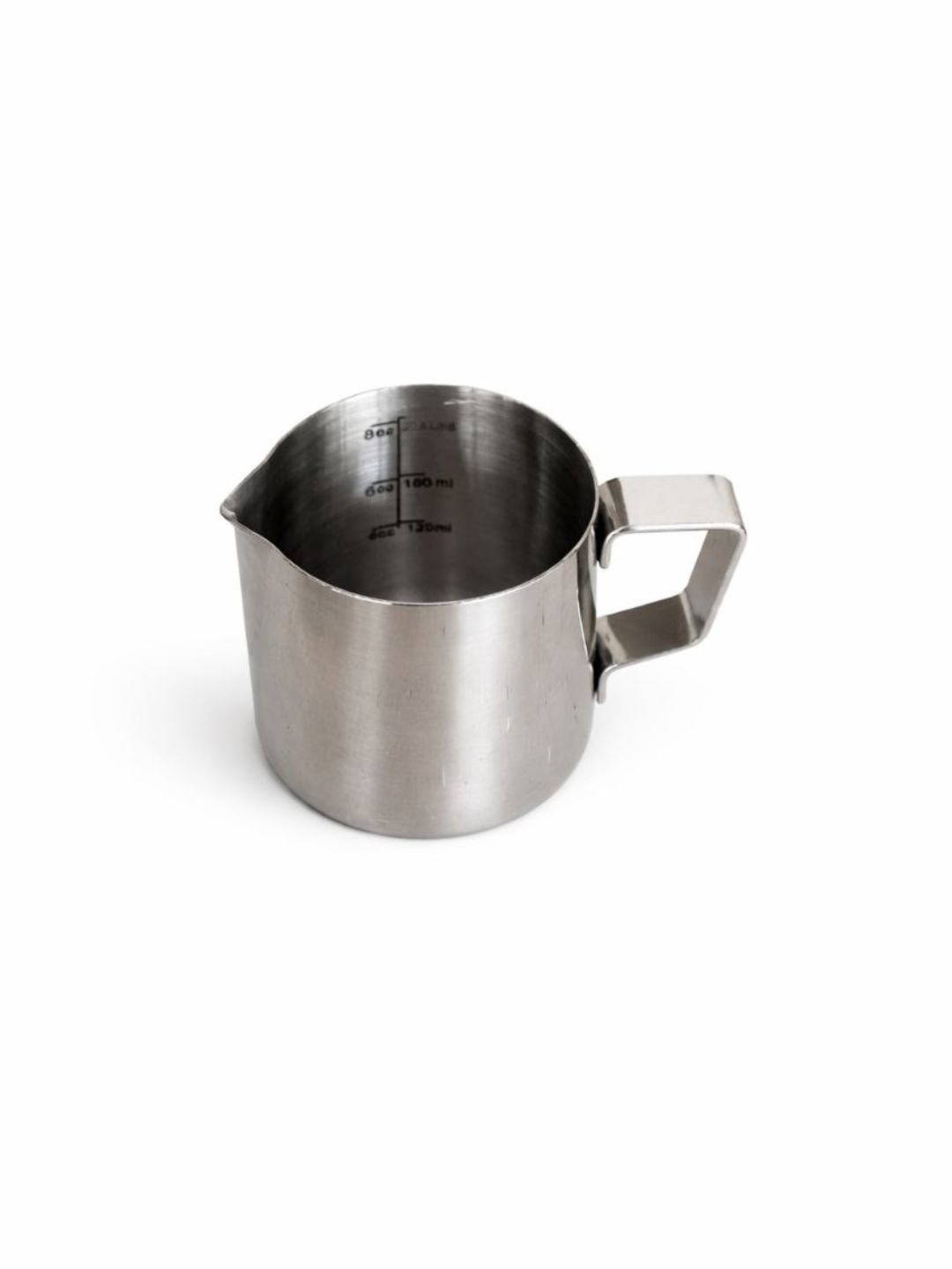 Мерный кувшин 250 мл из нержавеющей стали с носиком для кофе и молока