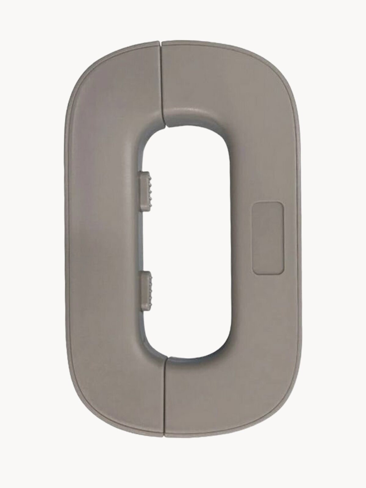 Блокиратор на холодильник Edilium, для дверей холодильника, на клейкой основе, серый, пластик, длина 13 см