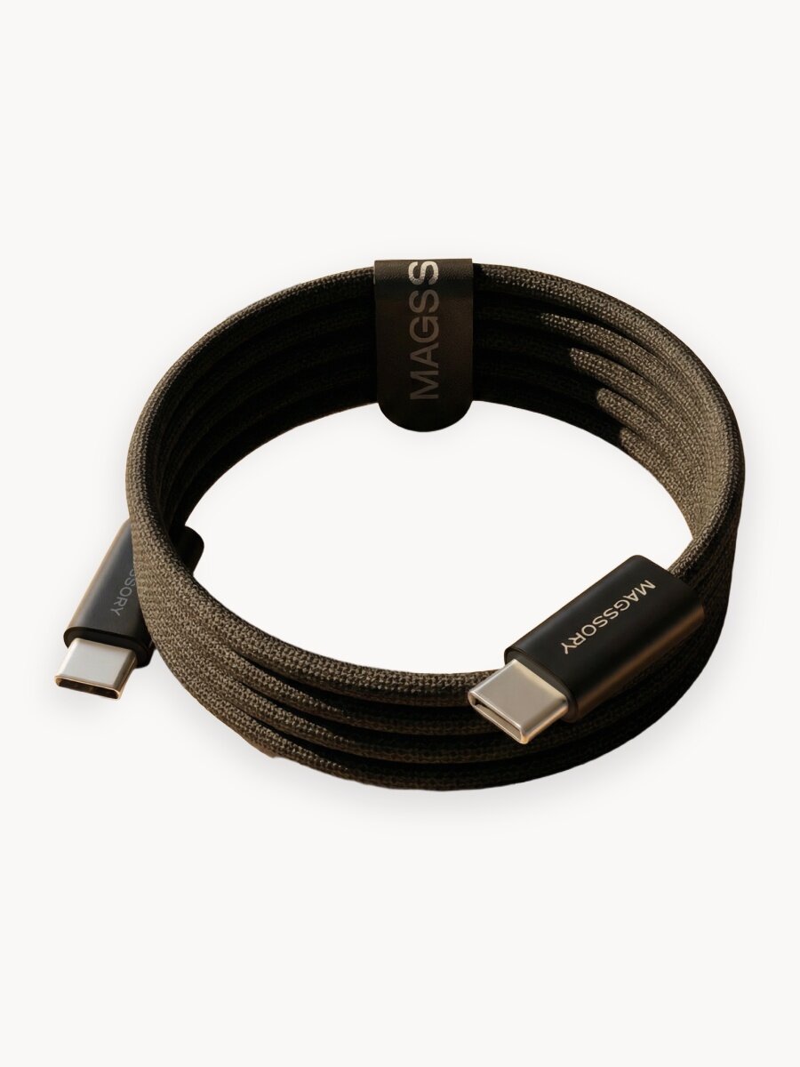 Нейлоновый кабель type-c с быстрой зарядкой 60W 1.5м