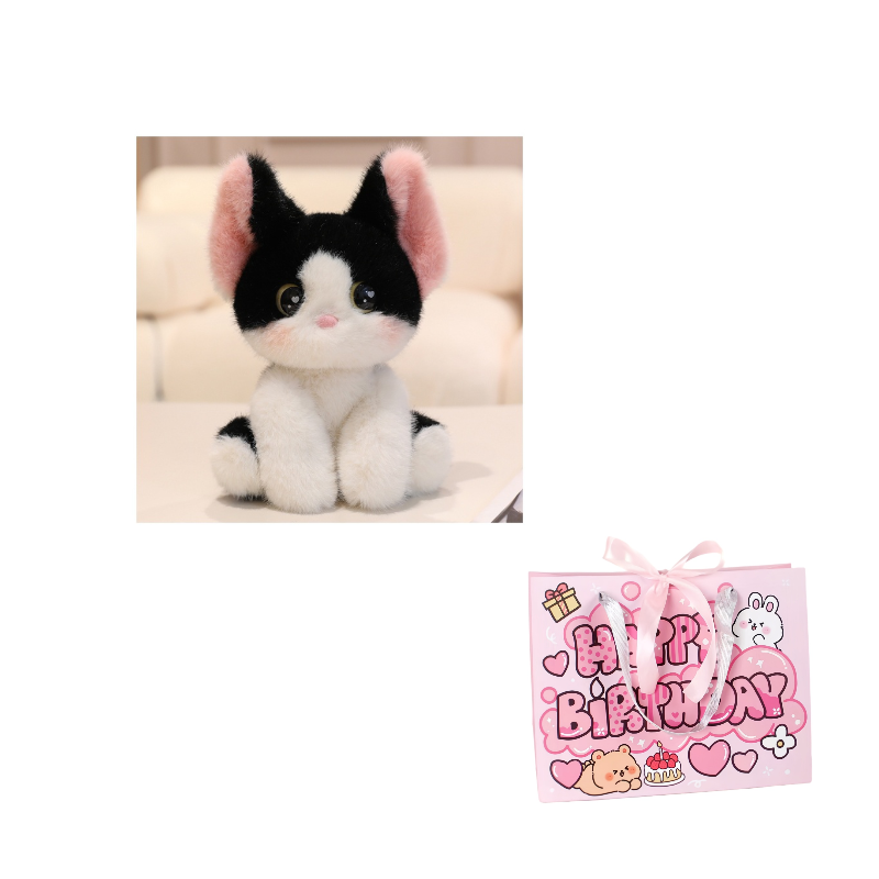 Куклы-плюши унисекс AOLETU Три цветка Little White Cat Healing Doll, 24CM EU