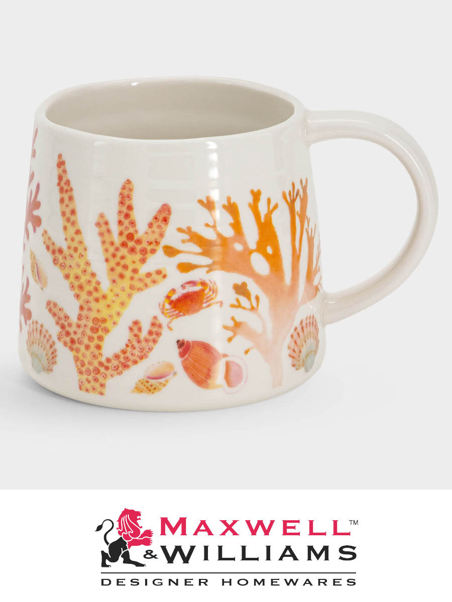 Кружка 380 мл Maxwell & Williams Ocean Life фарфор для ПММ и СВЧ