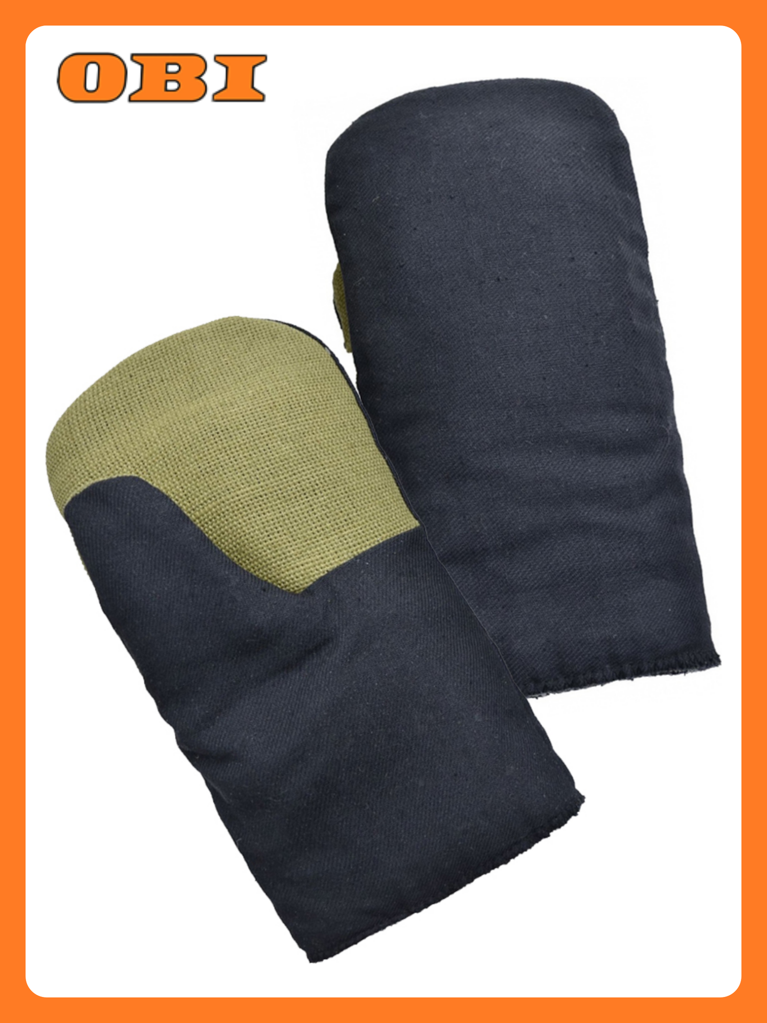 Рукавицы утепленные с наладонником ватные брезентовые серые размер L/XL 1 пара