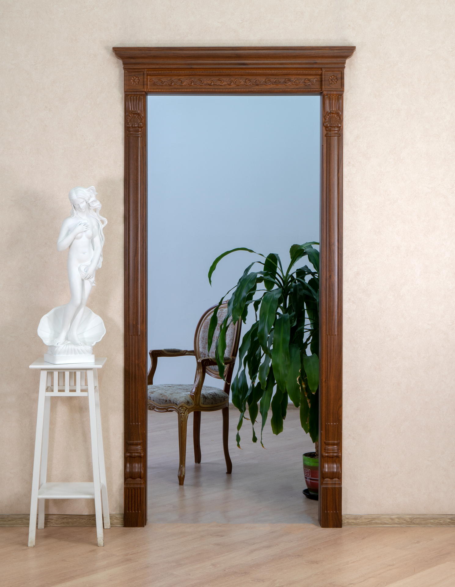 Портал Кардинал обрамление для дверей из наличников итальянский орех 800