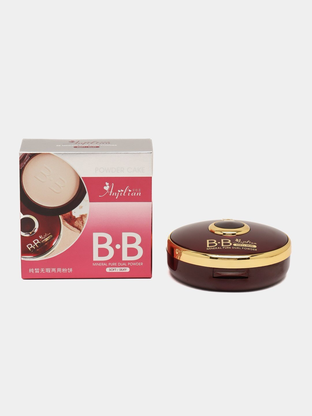 BB пудра для лица, 2 слоя