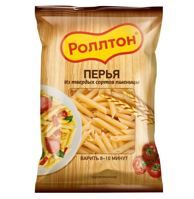 Rollton макароны перья (penne) высший сорт, 400 г