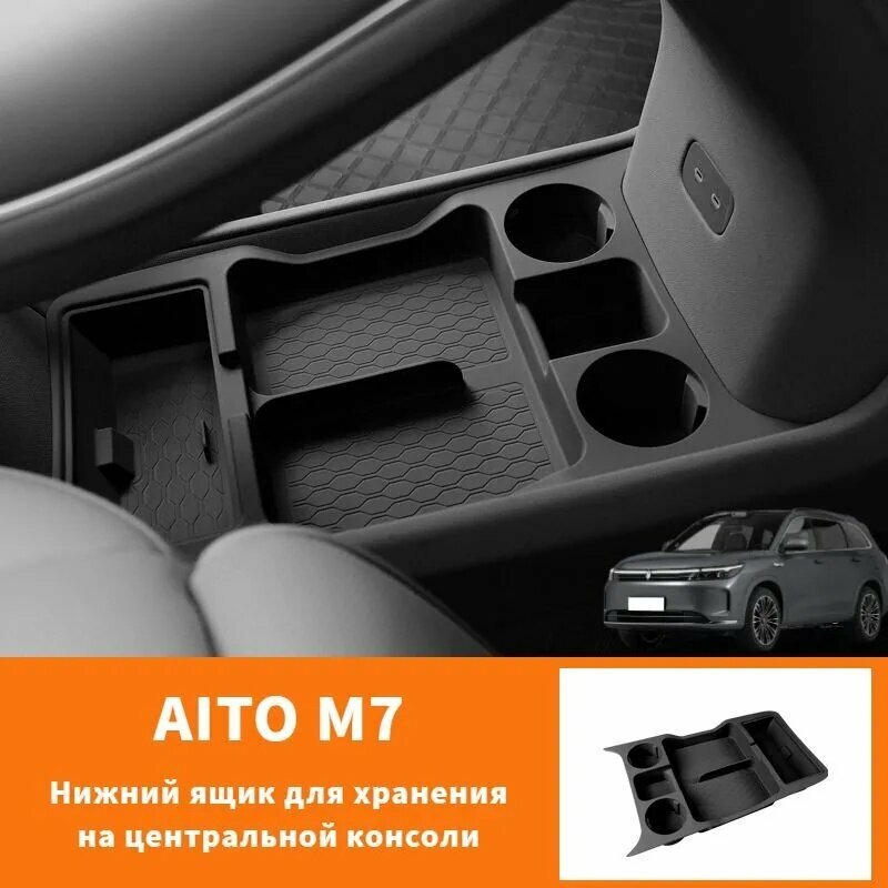 KNOW EASY-AITO M7 Нижний ящик для хранения на центральной консоли, aito m7 Автозапчасти