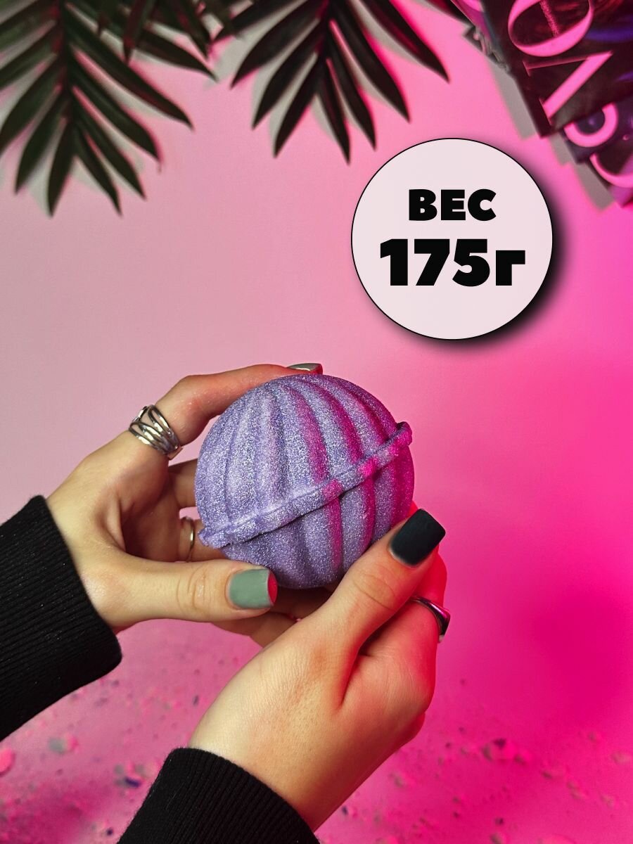 3D форма для бомбочек Зефирная сфера 8 см — фото 1