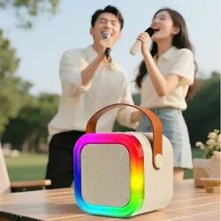 Sing-e ZQS-K12 портатив мини колонка + 2 та симсиз микрофон