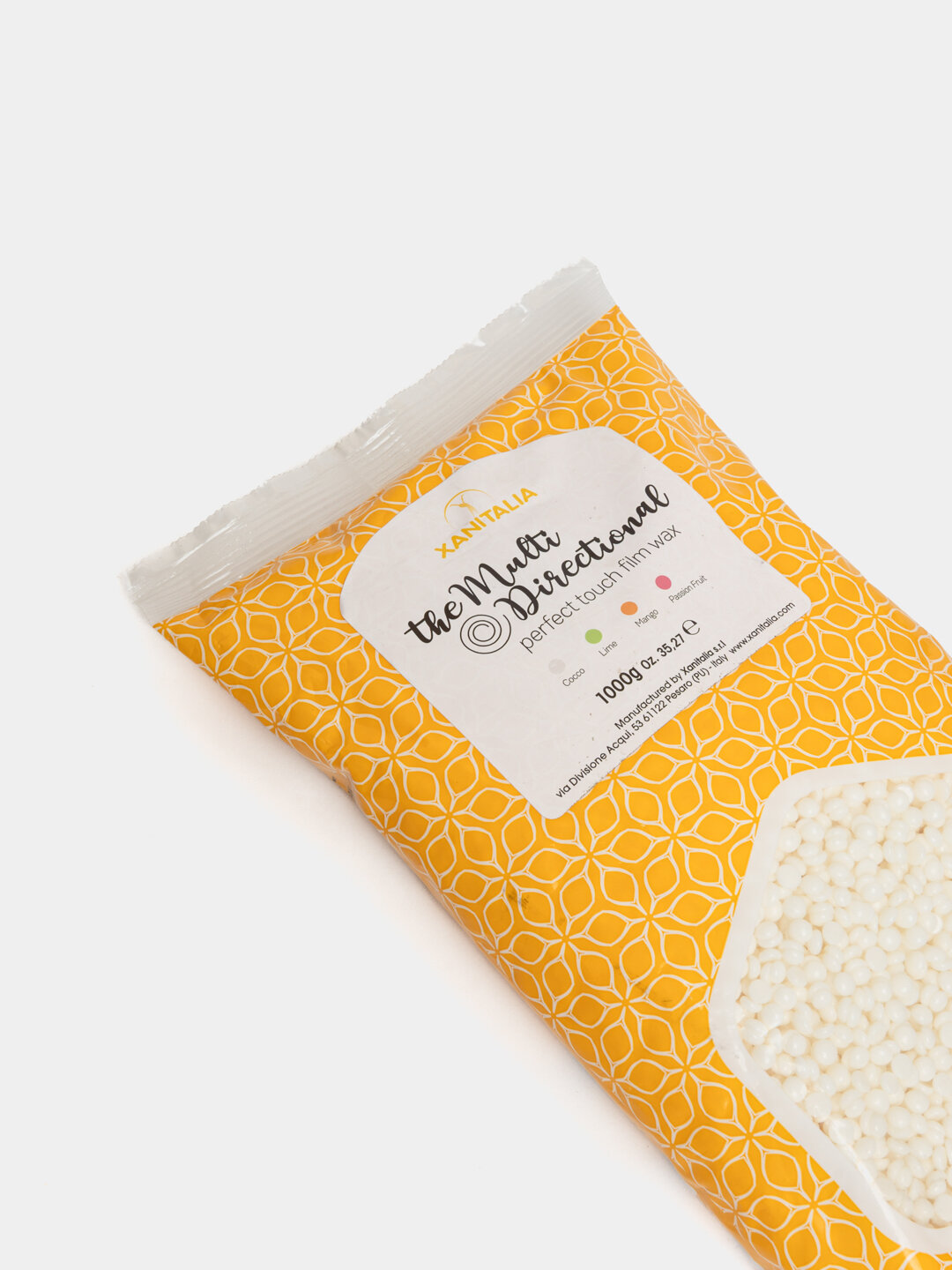 Воск для депиляции Xanitalia, гипоаллергенный, в гранулах, кокос, универсальный, 1000 г