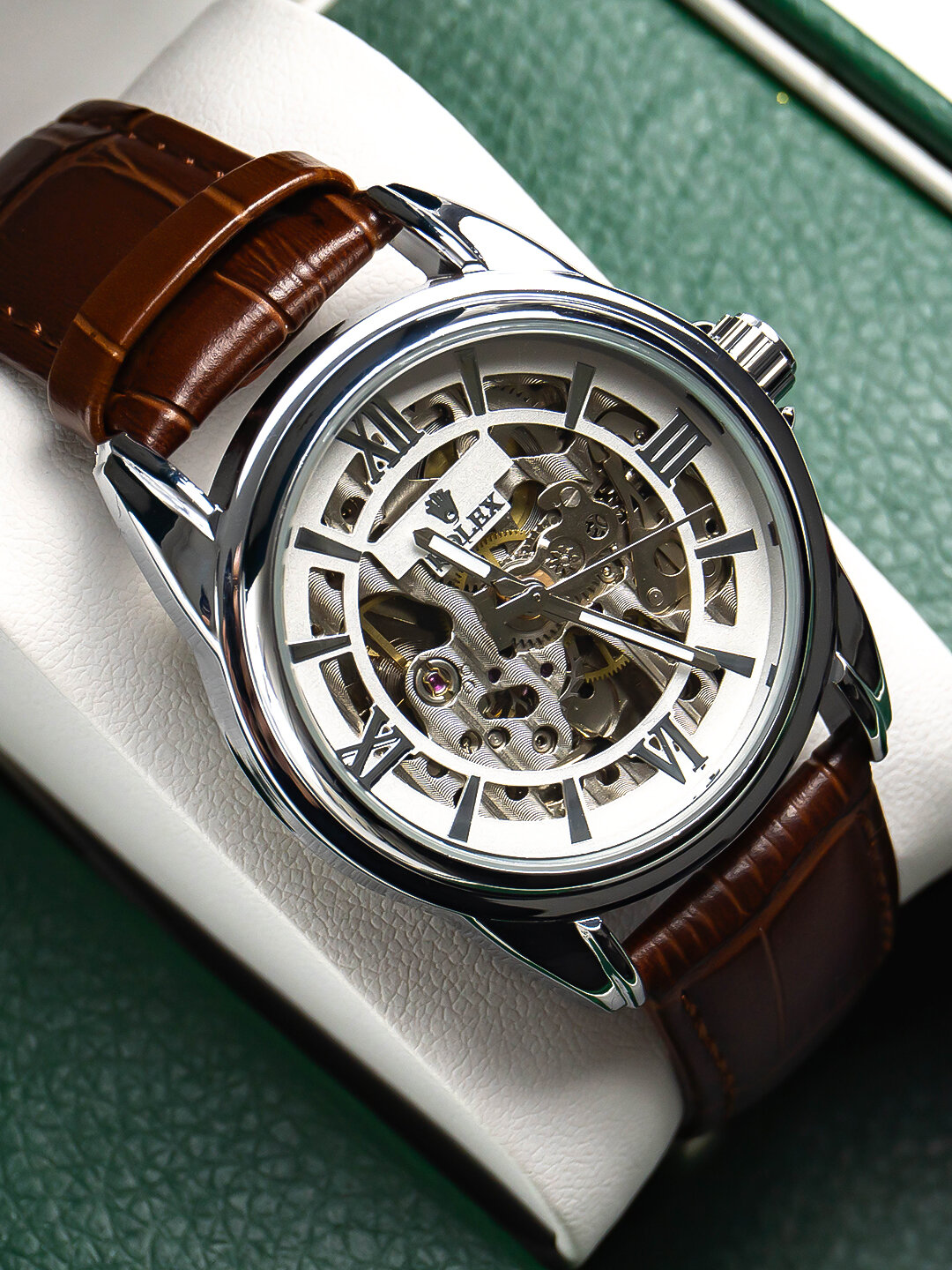 Наручные часы Rolex Классика, 331804R золотистый/черный — фото 1