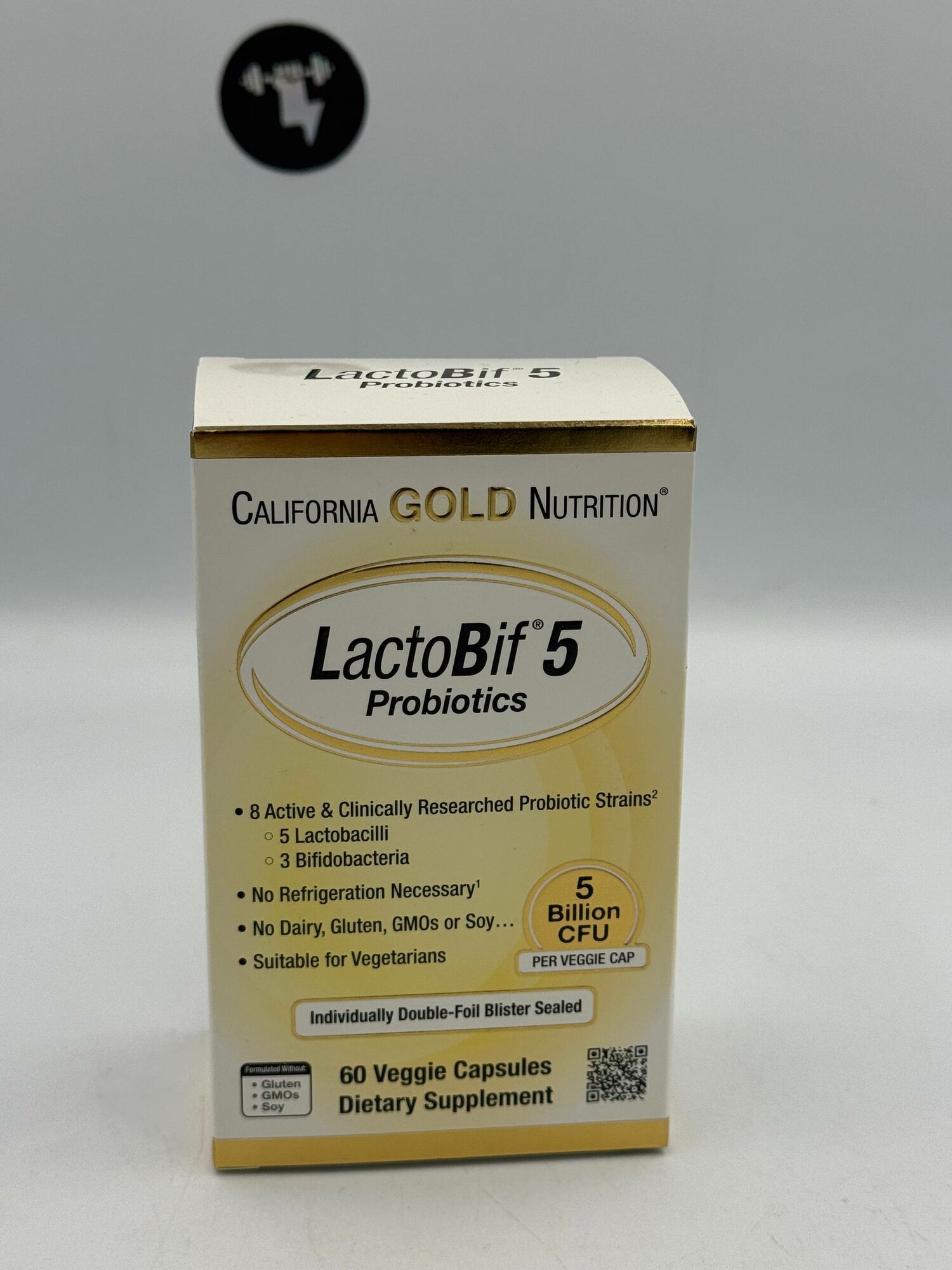 CGN lactoBif5 Probiotics 60 capsules , КГН ЛактоБиф5 60 капсулес — фото 1