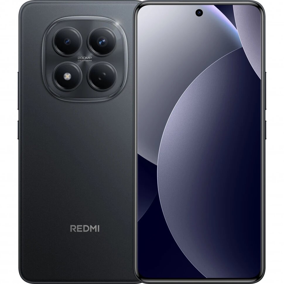 Смартфон Xiaomi Redmi Note 15 Pro, 12ГБ/512ГБ, AMOLED, NFC, 120Гц Black — фото 1