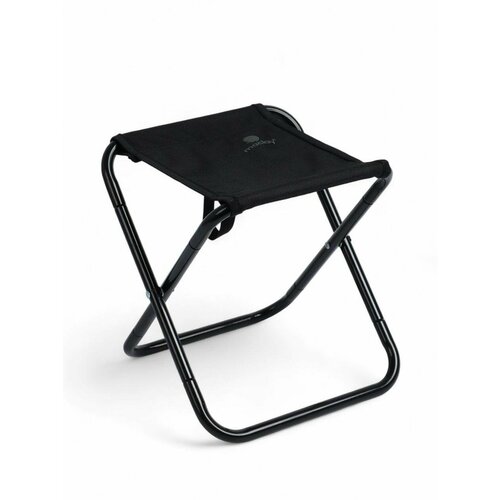 Стул туристический складной, 25 х 23 х 27 см, до 80 кг, черный