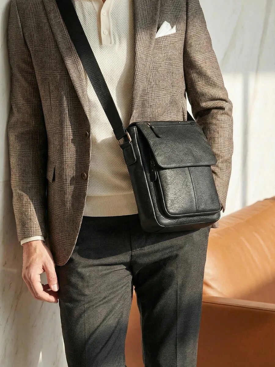 Сумка планшет Daniele Riccardi, черный — фото 1