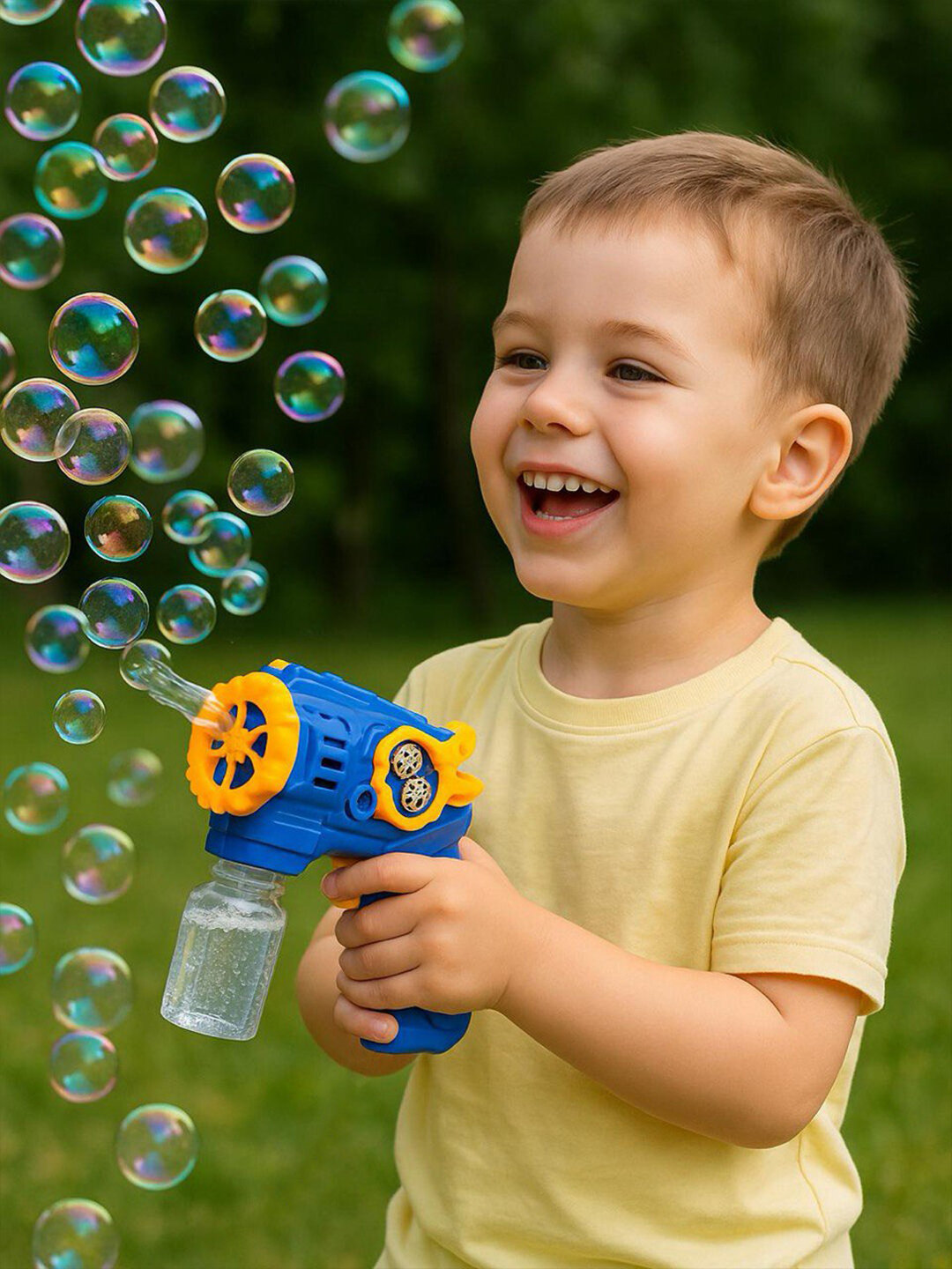 BUBBLE GUN Генератор - пистолет мыльных пузырей, игрушка для детей — фото 1